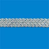 Strassz szalag - SILVER